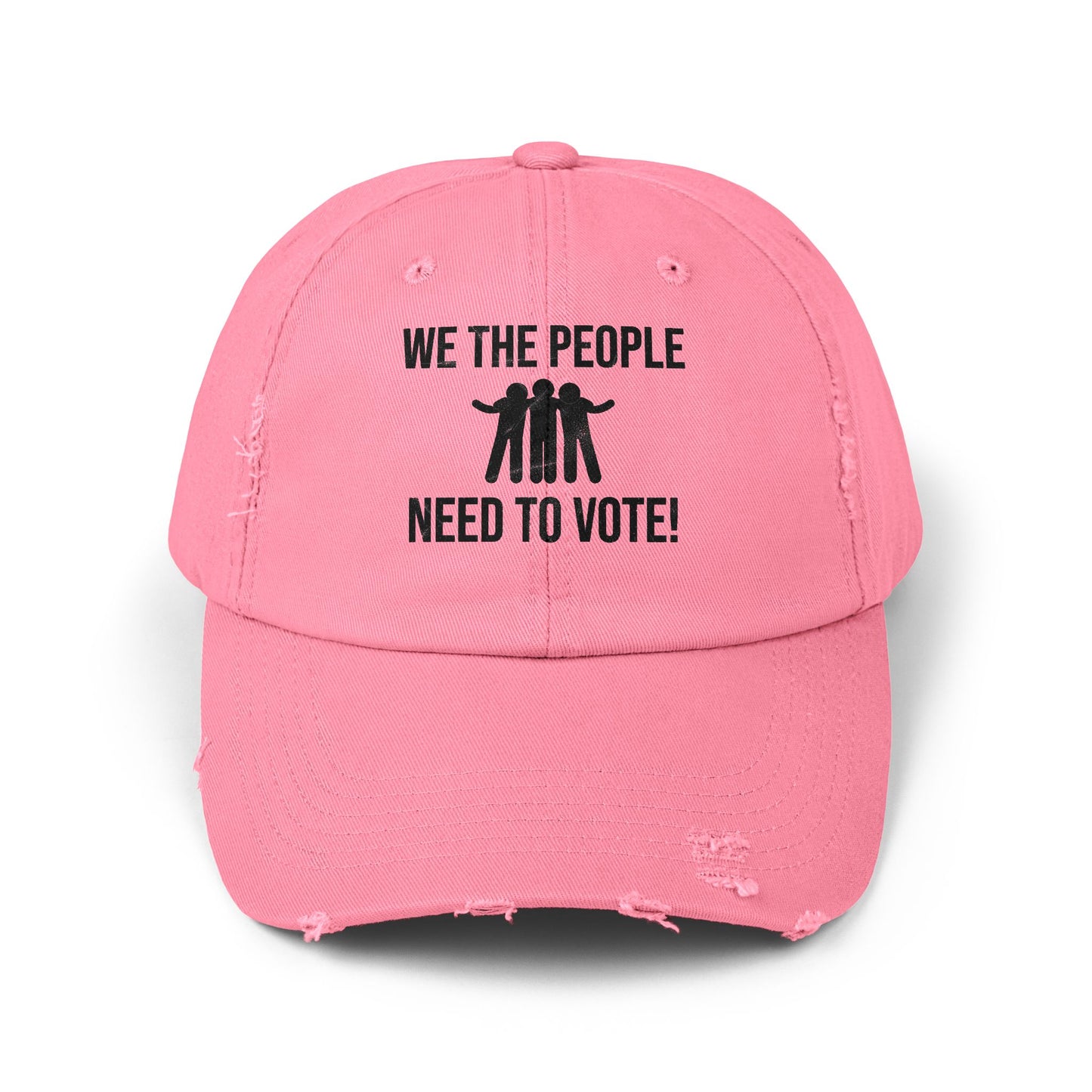 We The People Need to Vote Distressed Cap - Kim’s Signature Beauty & Accessories (Store description)