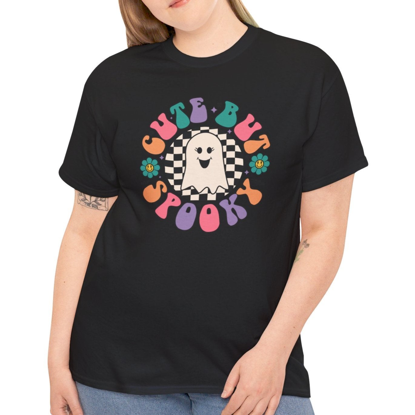 Cute but Spooky Ghost Tee - Kim’s Signature Beauty & Accessories