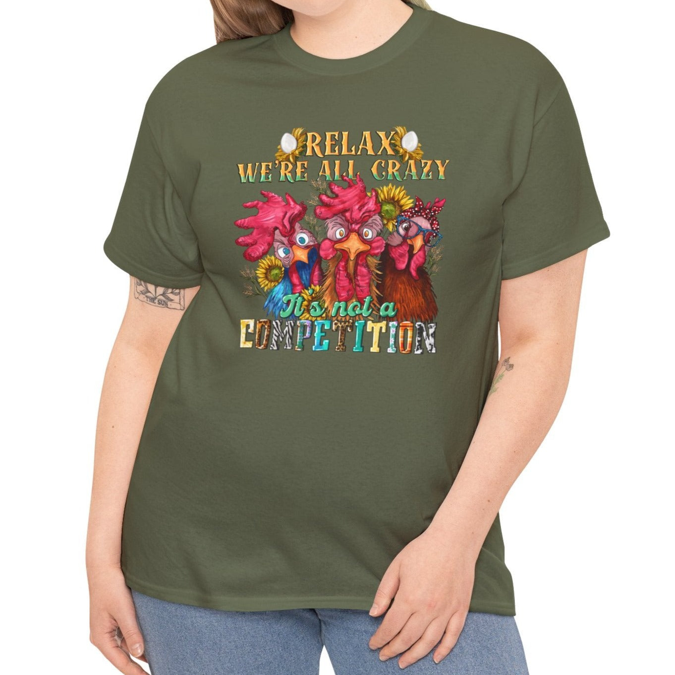 We're All Crazy | Cotton Tee - Kim’s Signature Beauty & Accessories (Store description)