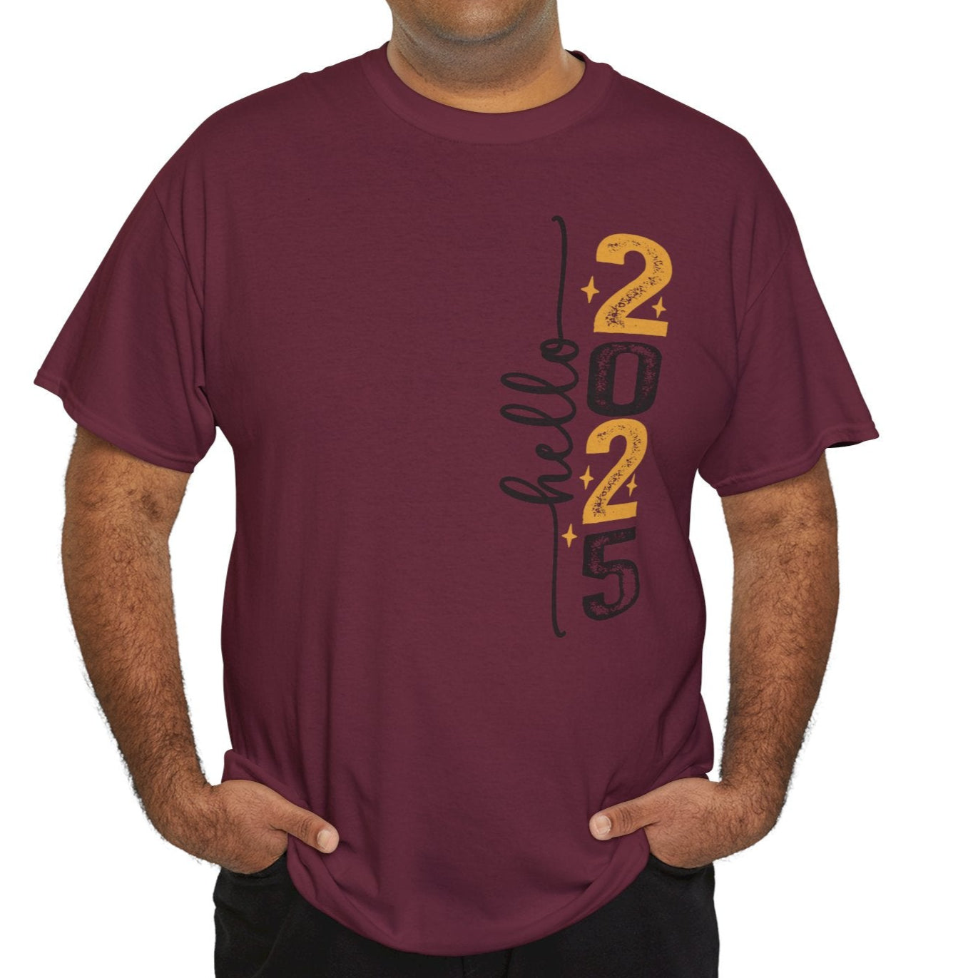Hello 2025 Tee (front & Back Print) - Kim’s Signature Beauty & Accessories (Store description)
