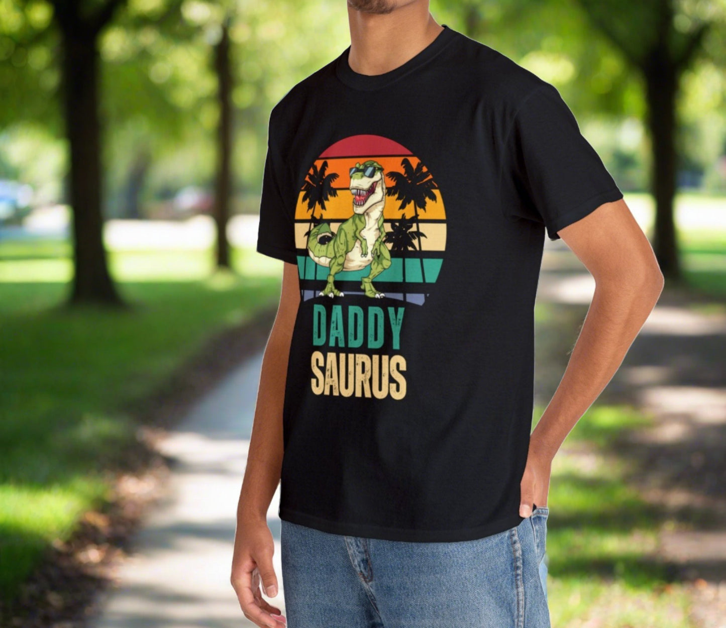 Daddysaurus T-Shirt - Fun Family Matching Tee - Kim’s Signature Beauty & Accessories