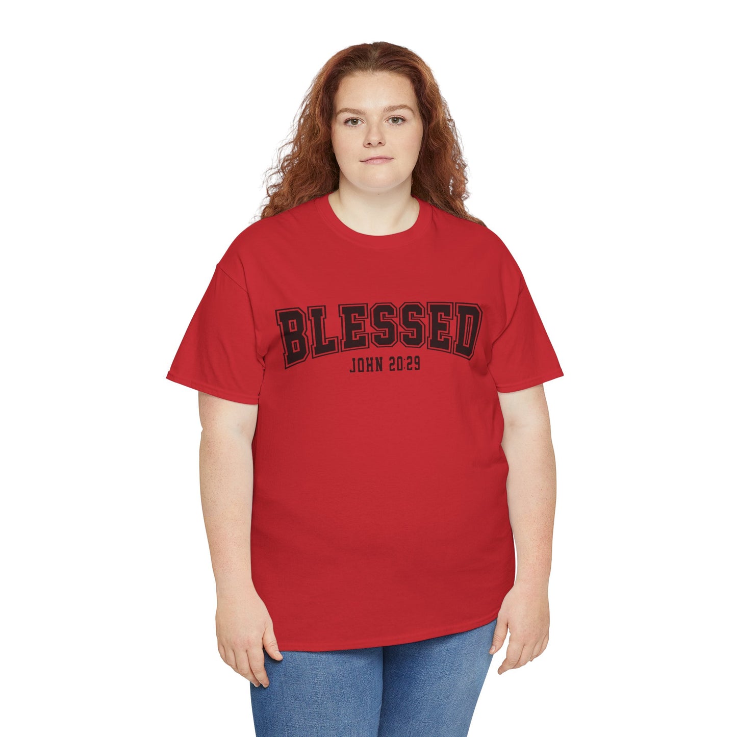 Blessed John 20:29 Unisex Heavy Cotton Tee - Kim’s Signature Beauty & Accessories