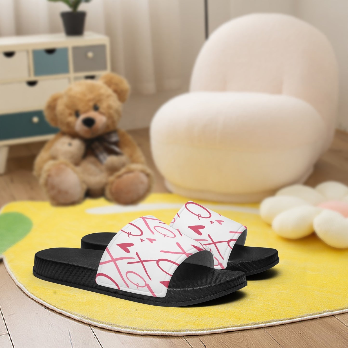 XOXO Slides - Kim’s Signature Beauty & Accessories (Store description)