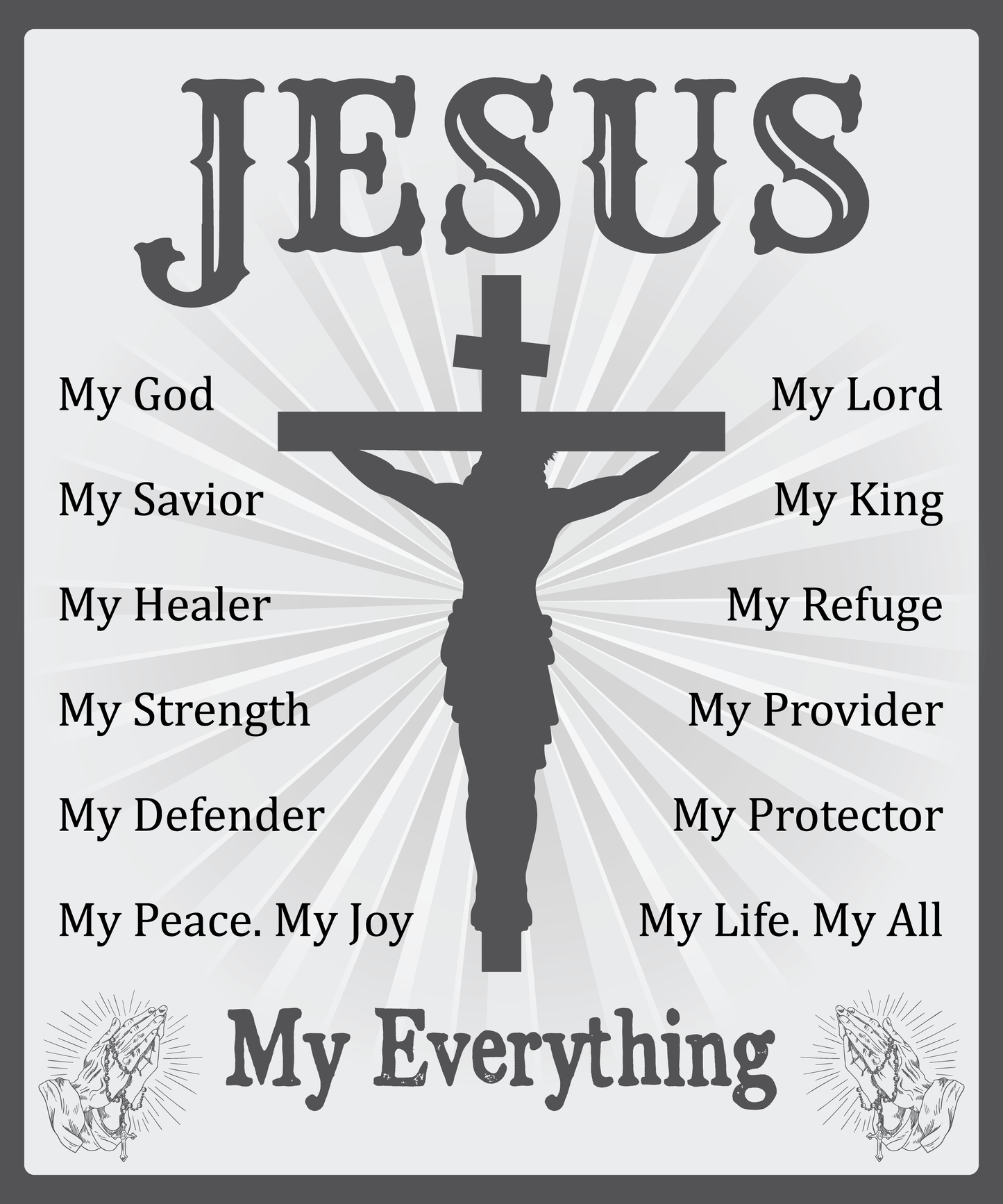 Jesus Blanket (50X60) - Kim’s Signature Beauty & Accessories (Store description)