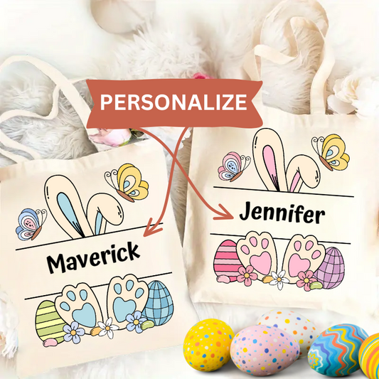Personalized Kid's Easter Egg Tote Bag - Kim’s Signature Beauty & Accessories