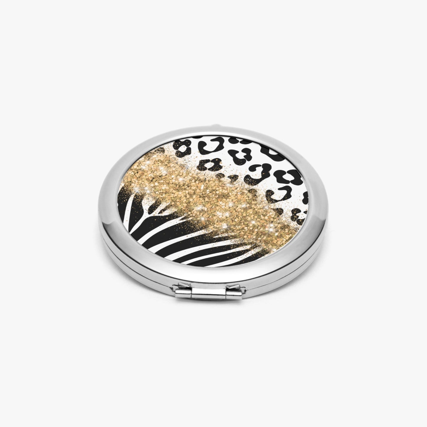 Gold Glitter | Compact Mirror - Kim’s Signature Beauty & Accessories