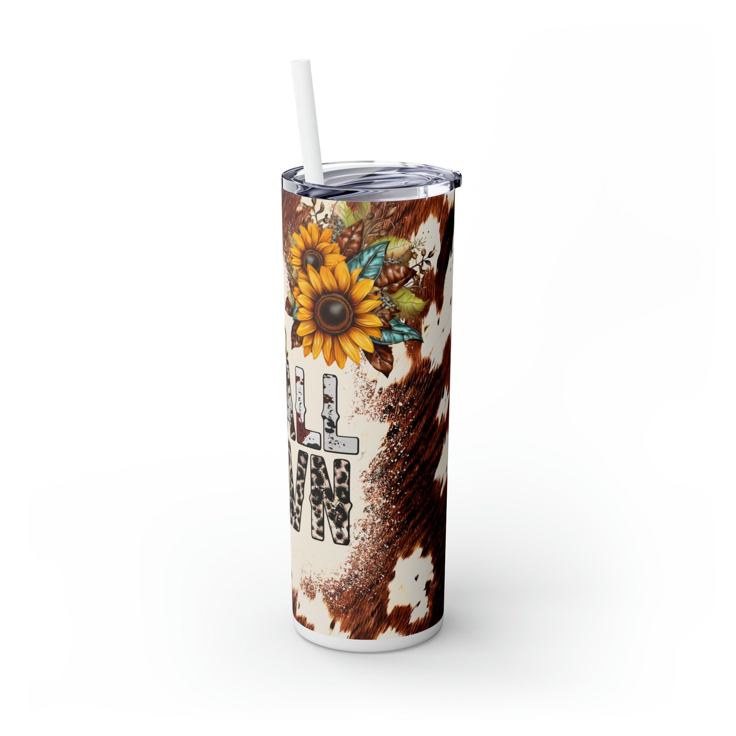 Small Town Girl |Skinny Tumbler with Straw, 20oz - Kim’s Signature Beauty & Accessories (Store description)