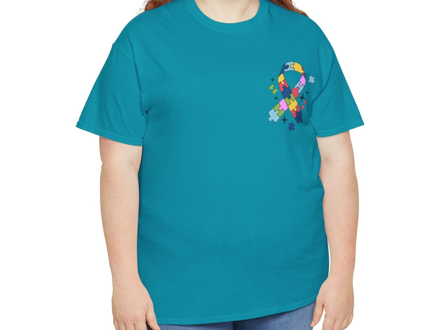 Proud mom of Autism Tee (FRONT & BACK PRINT) - Kim’s Signature Beauty & Accessories (Store description)