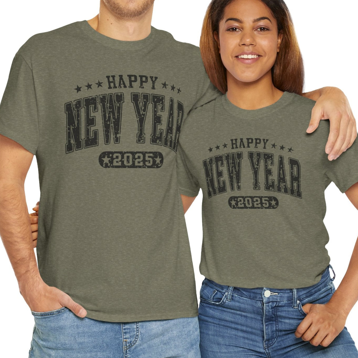 Happy New Year 2025 Unisex Tee - Kim’s Signature Beauty & Accessories (Store description)
