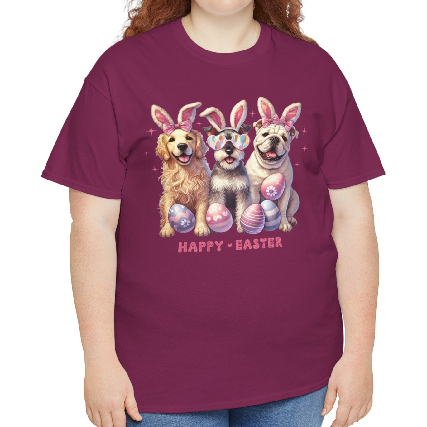 Easter Dog Bunny Cotton Tee - Kim’s Signature Beauty & Accessories
