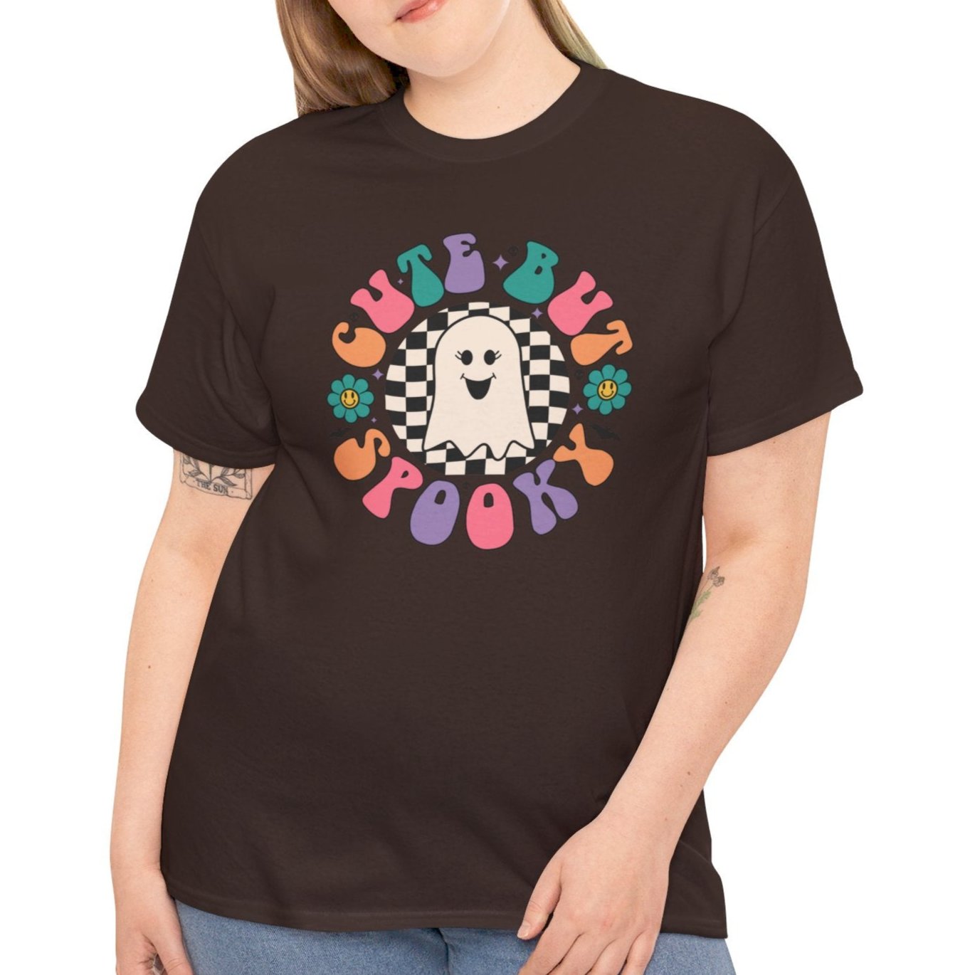 Cute but Spooky Ghost Tee - Kim’s Signature Beauty & Accessories