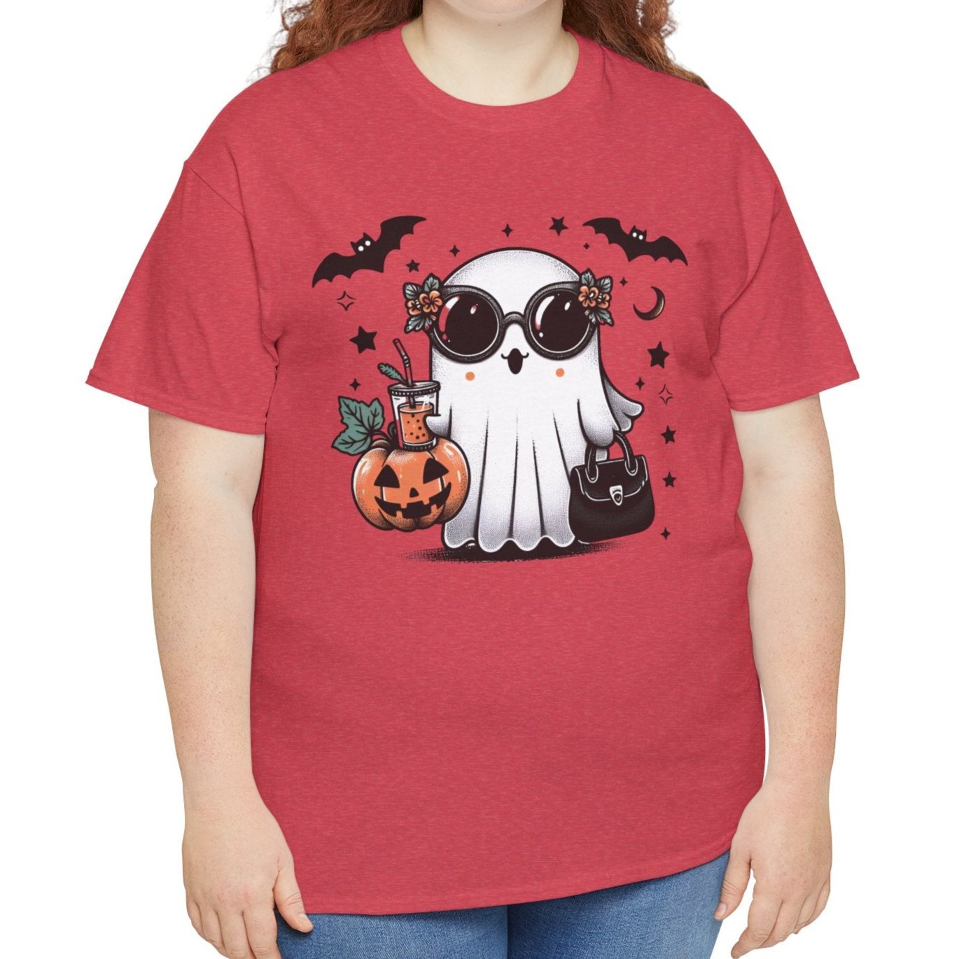 Trick-or-Treat Ghost Tee - Kim’s Signature Beauty & Accessories