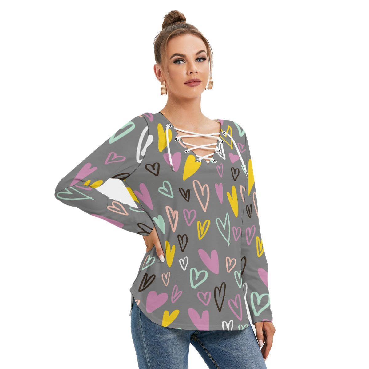 Heart Mania Blouse - Kim’s Signature Beauty & Accessories