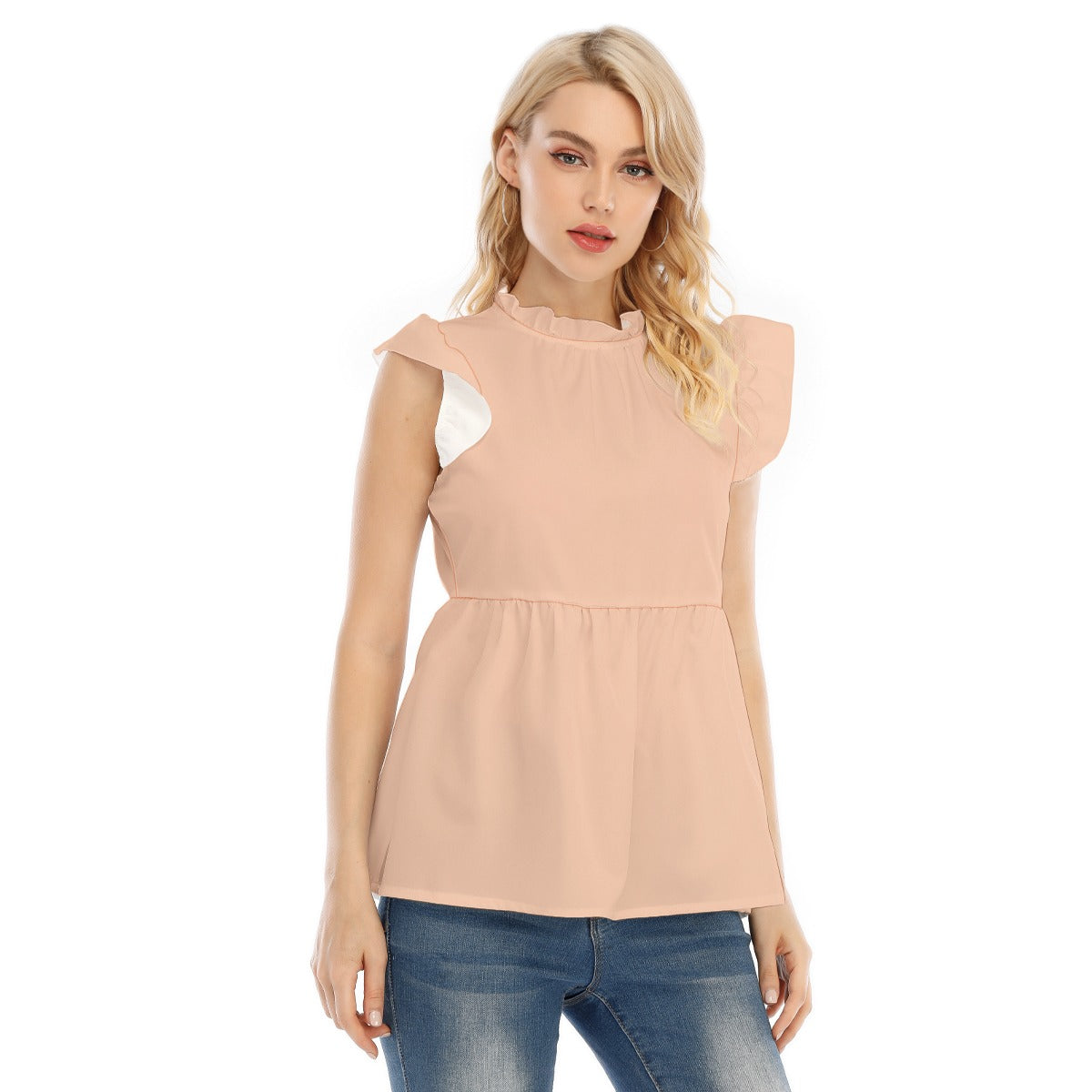 Pale Pink Women's Blouse - Kim’s Signature Beauty & Accessories (Store description)