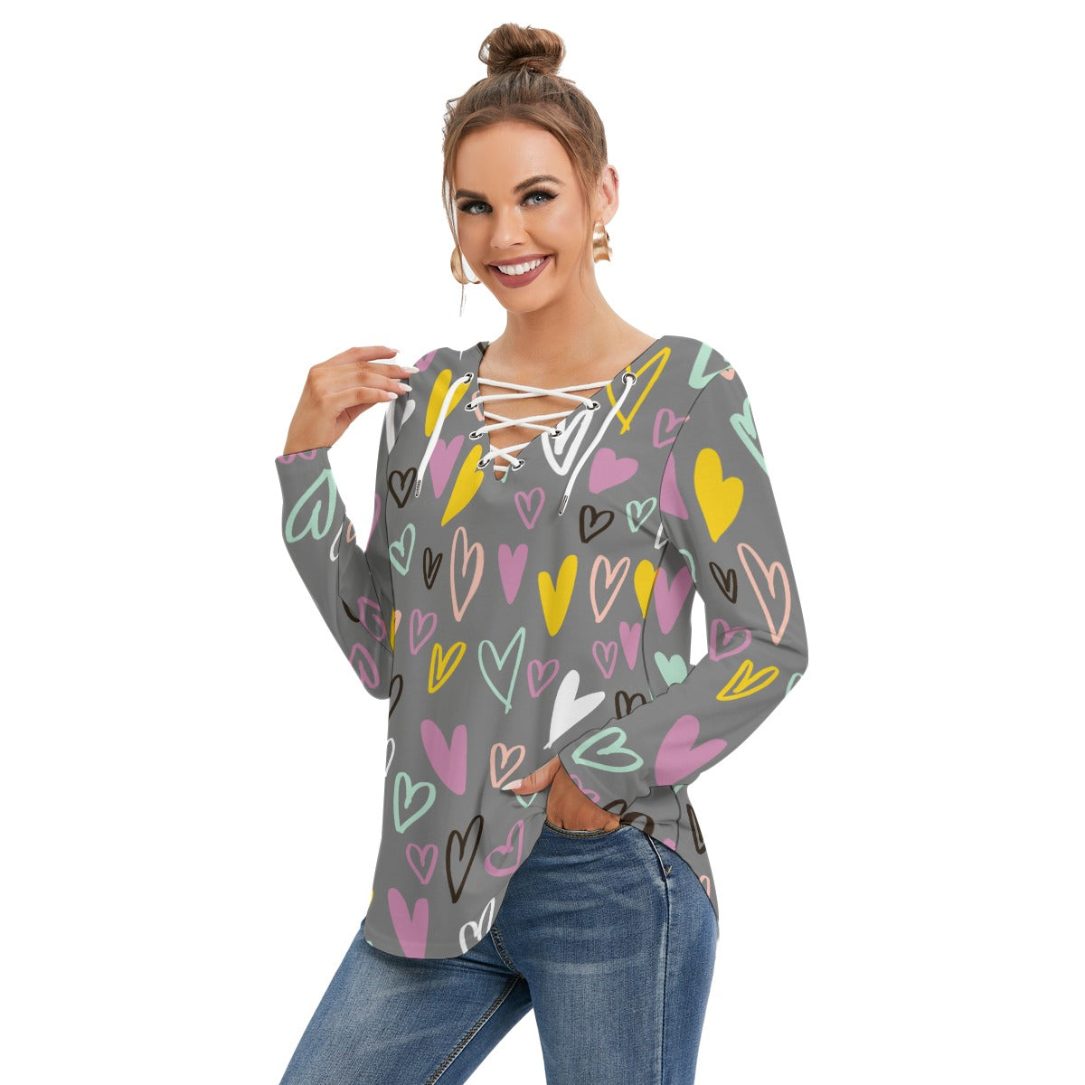 Heart Mania Blouse - Kim’s Signature Beauty & Accessories