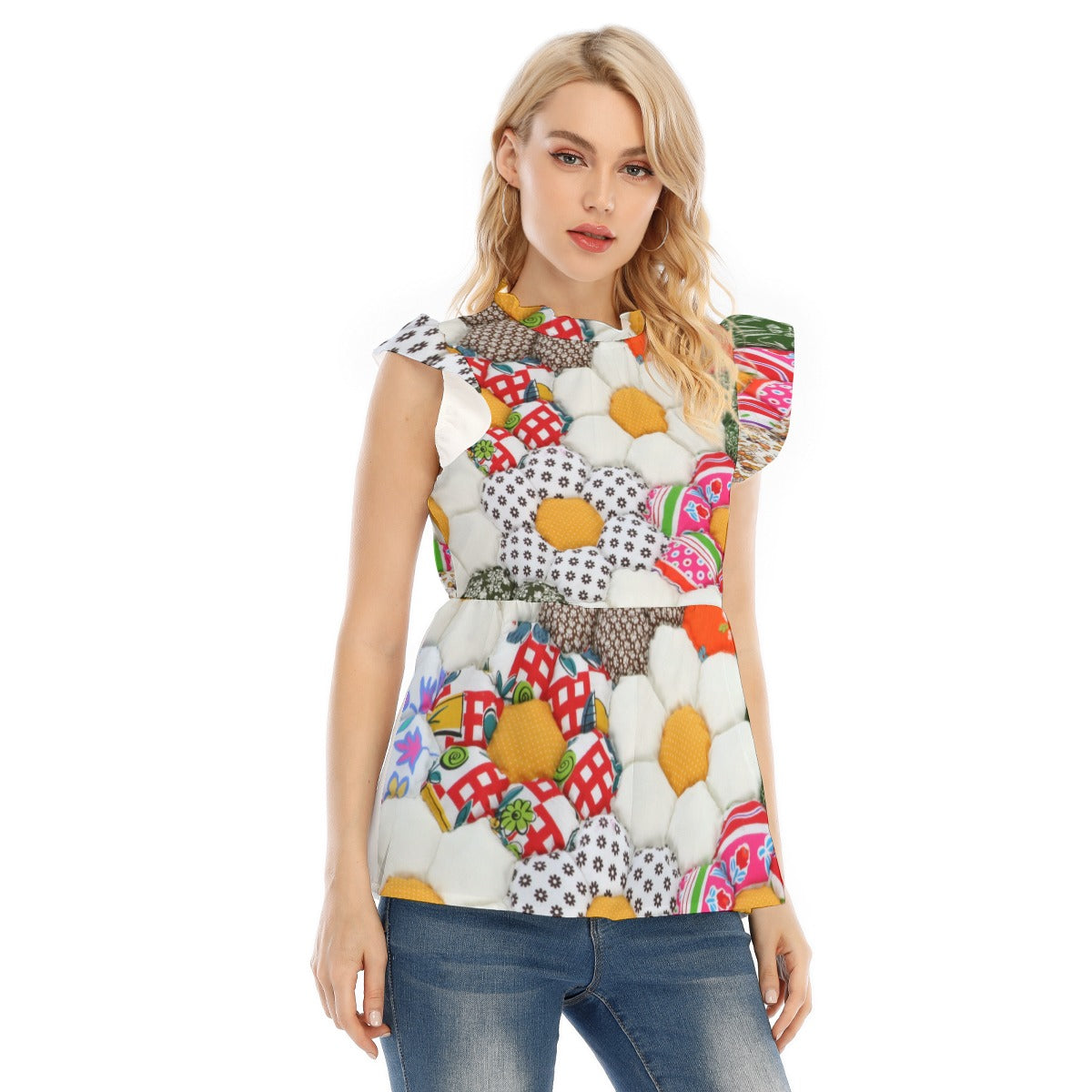 Flower Patch Blouse - Kim’s Signature Beauty & Accessories (Store description)