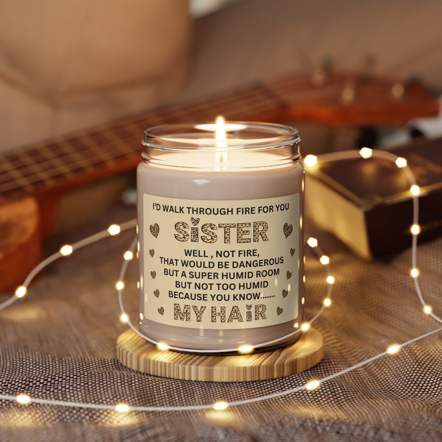 Sister, My Hair Scented Soy Candle, 9oz - Kim’s Signature Beauty & Accessories