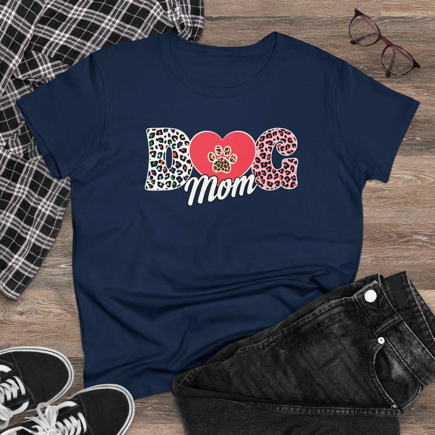Dog Mom | Cotton Tee - Kim’s Signature Beauty & Accessories