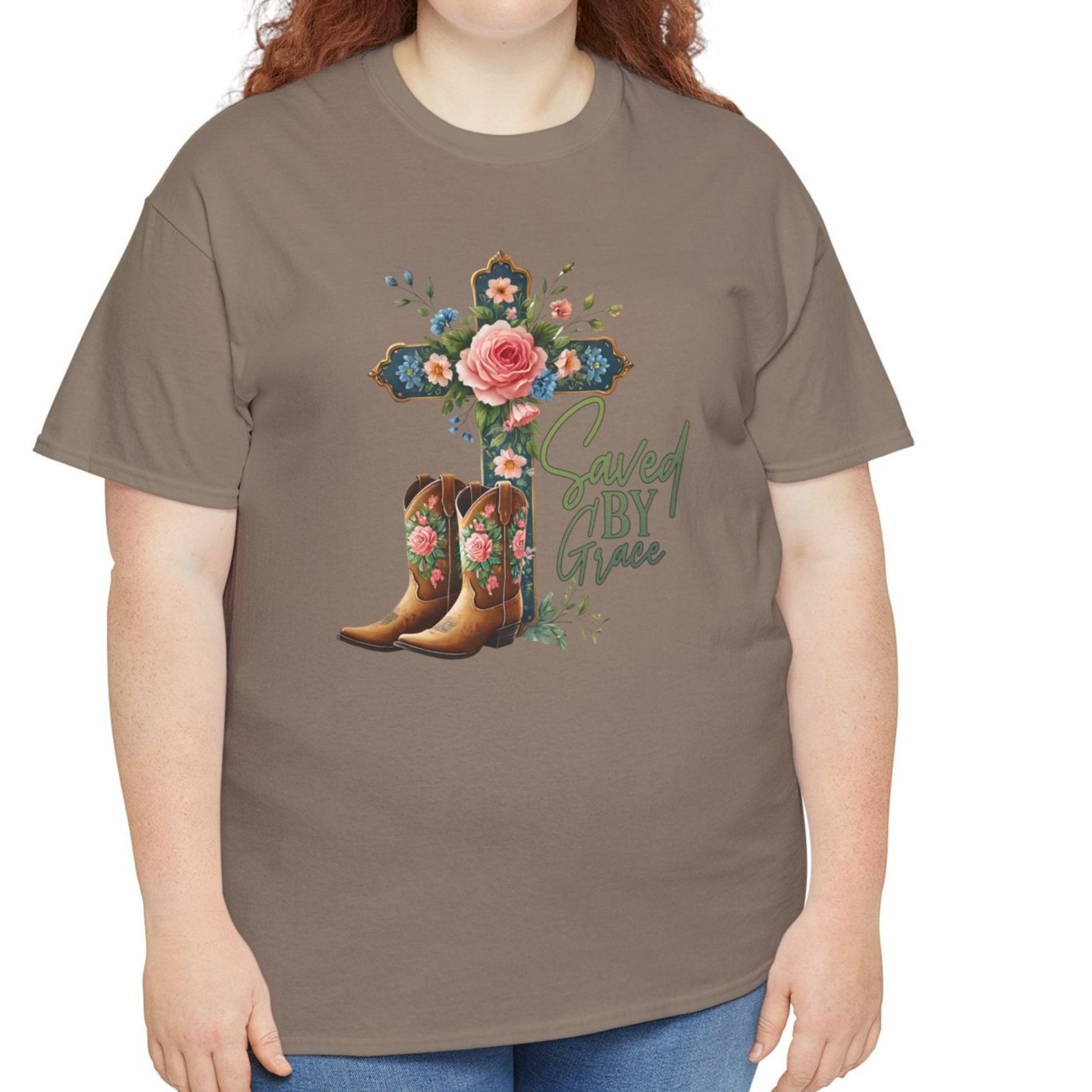 Saved By Grace Tee - Kim’s Signature Beauty & Accessories (Store description)