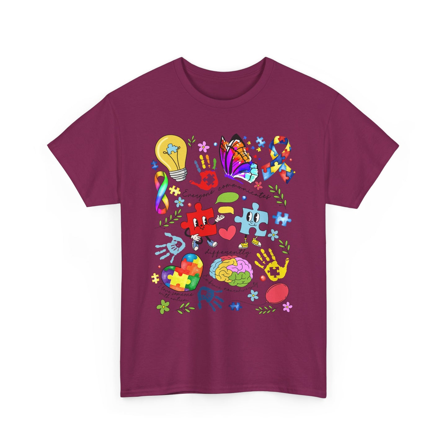 Proud Autism Mom Cotton Tee - Kim’s Signature Beauty & Accessories (Store description)