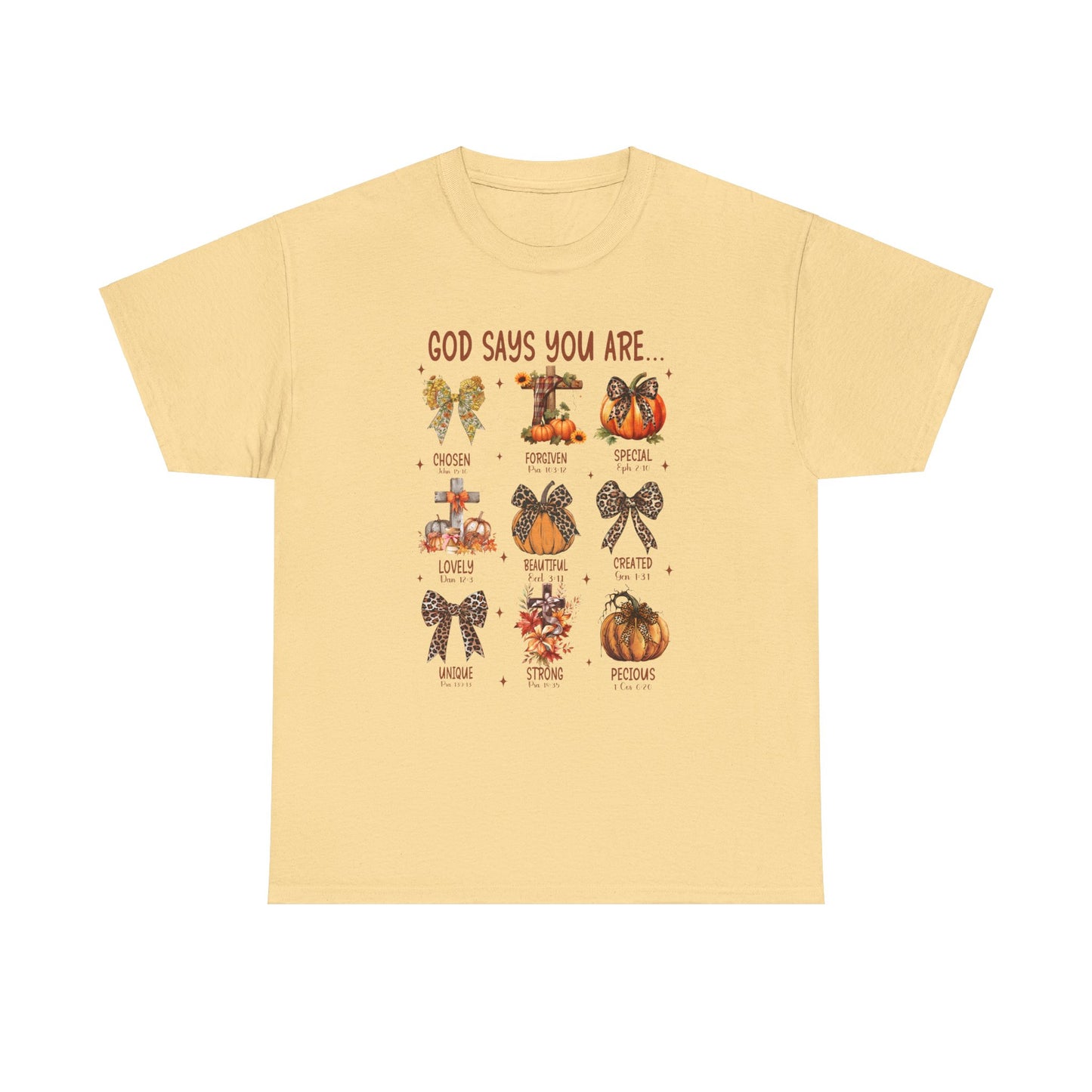 You Are... Fall Inspirational Tee - Kim’s Signature Beauty & Accessories (Store description)