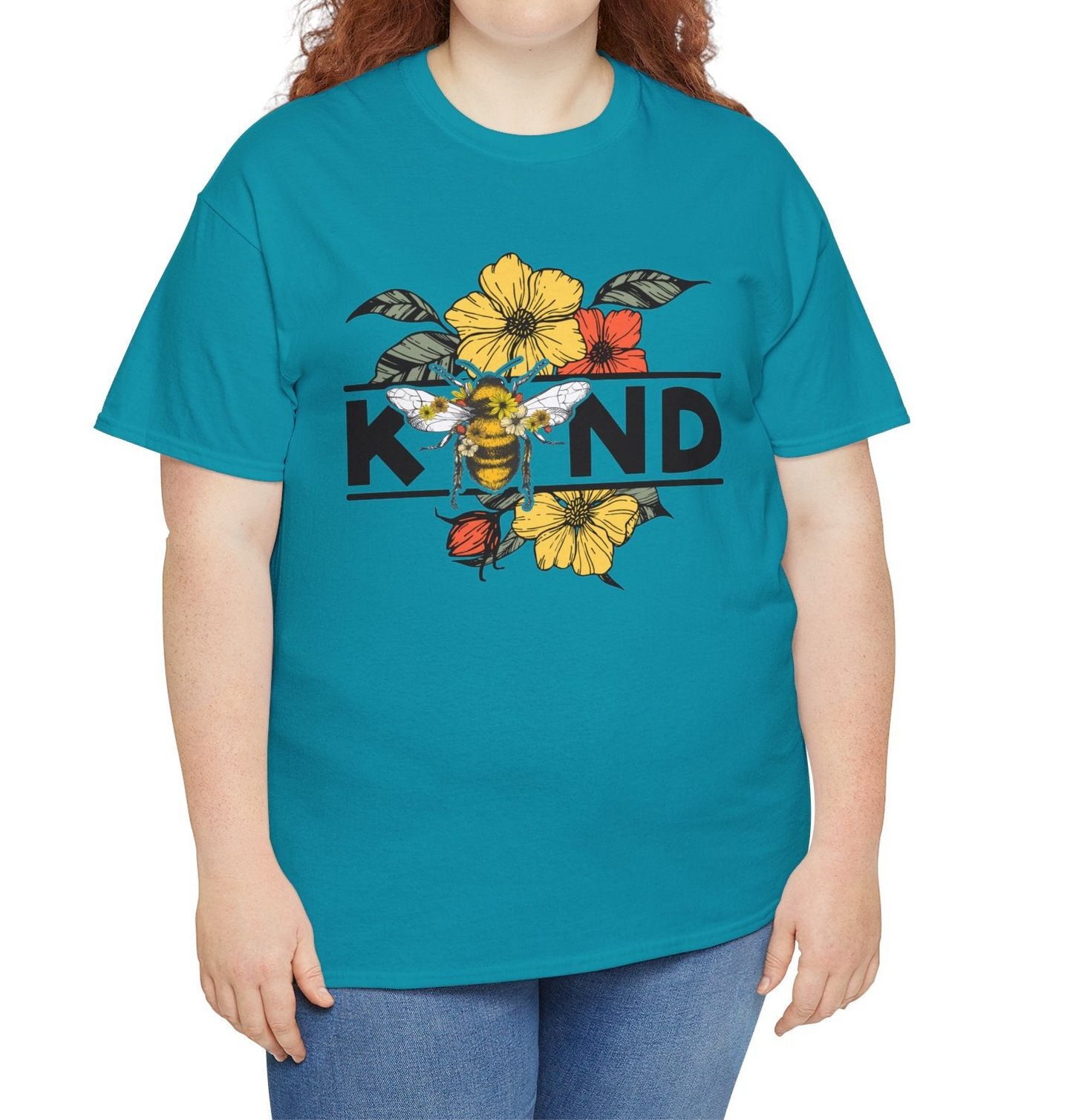 Bee Kind Cotton Tee - Kim’s Signature Beauty & Accessories (Store description)
