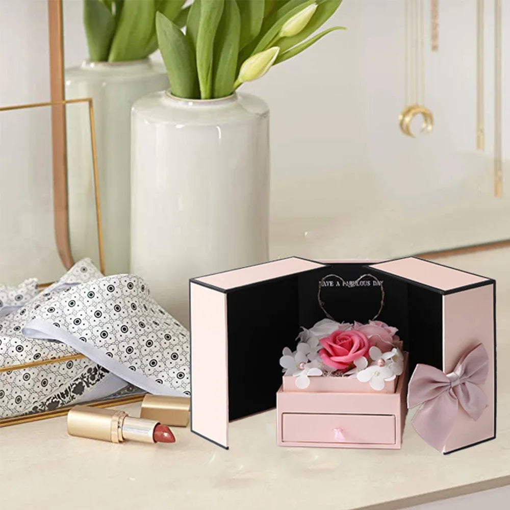 LED Soap Rose Flower Gift Box - Kim’s Signature Beauty & Accessories