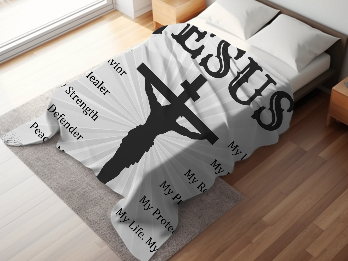 Jesus Blanket (50X60) - Kim’s Signature Beauty & Accessories (Store description)