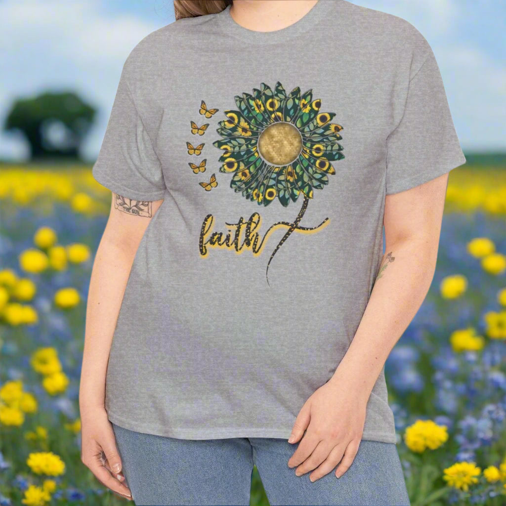 Faith & Sunflowers Tee - Kim’s Signature Beauty & Accessories