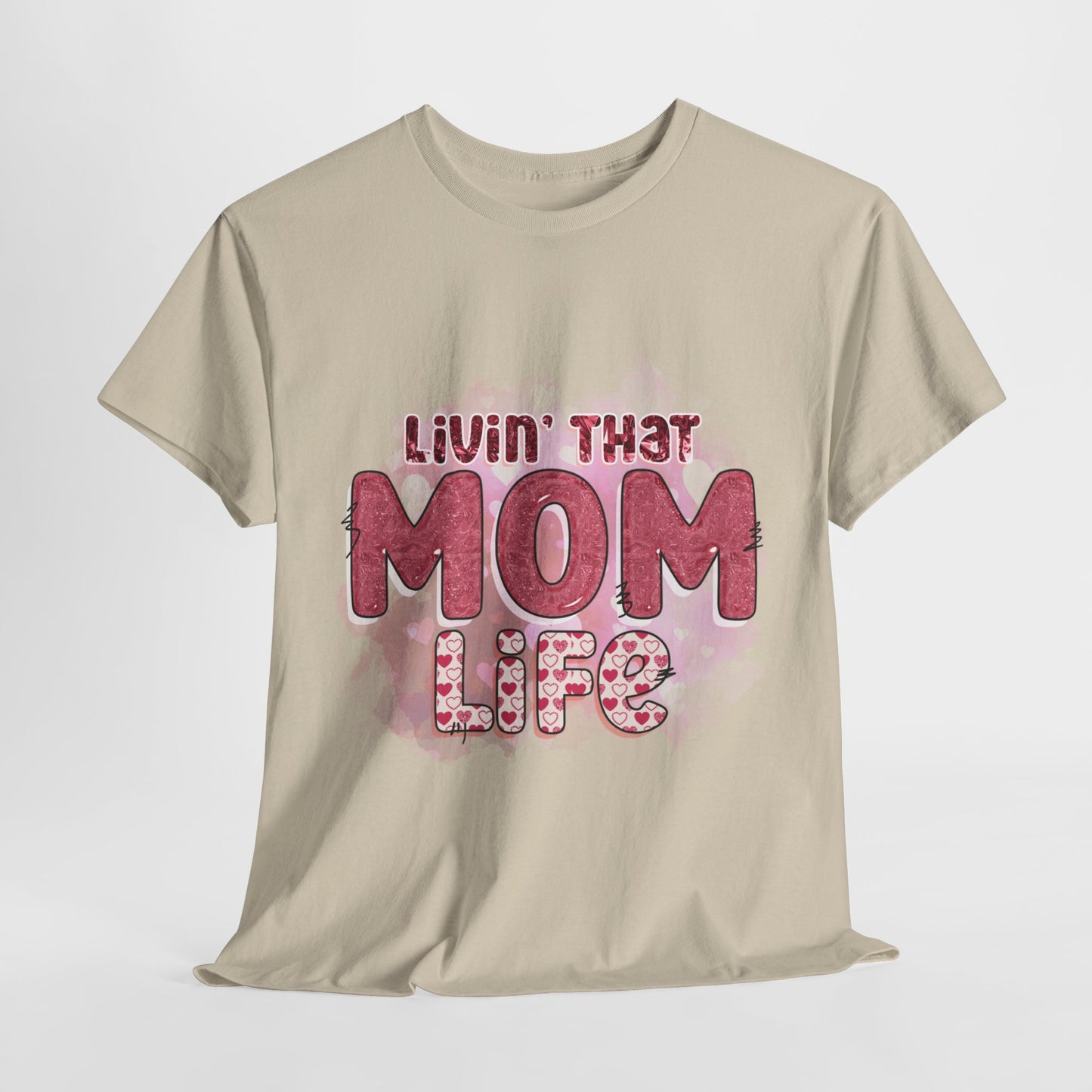 Livin that Mom Life | Cotton Tee - Kim’s Signature Beauty & Accessories