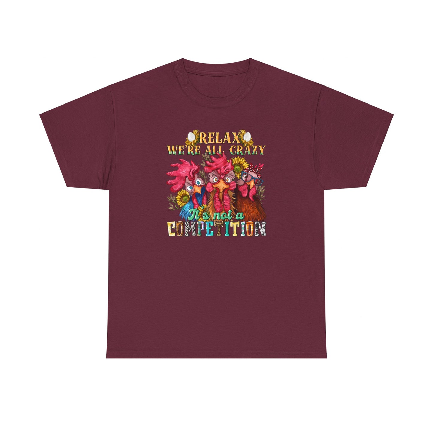 We're All Crazy | Cotton Tee - Kim’s Signature Beauty & Accessories (Store description)