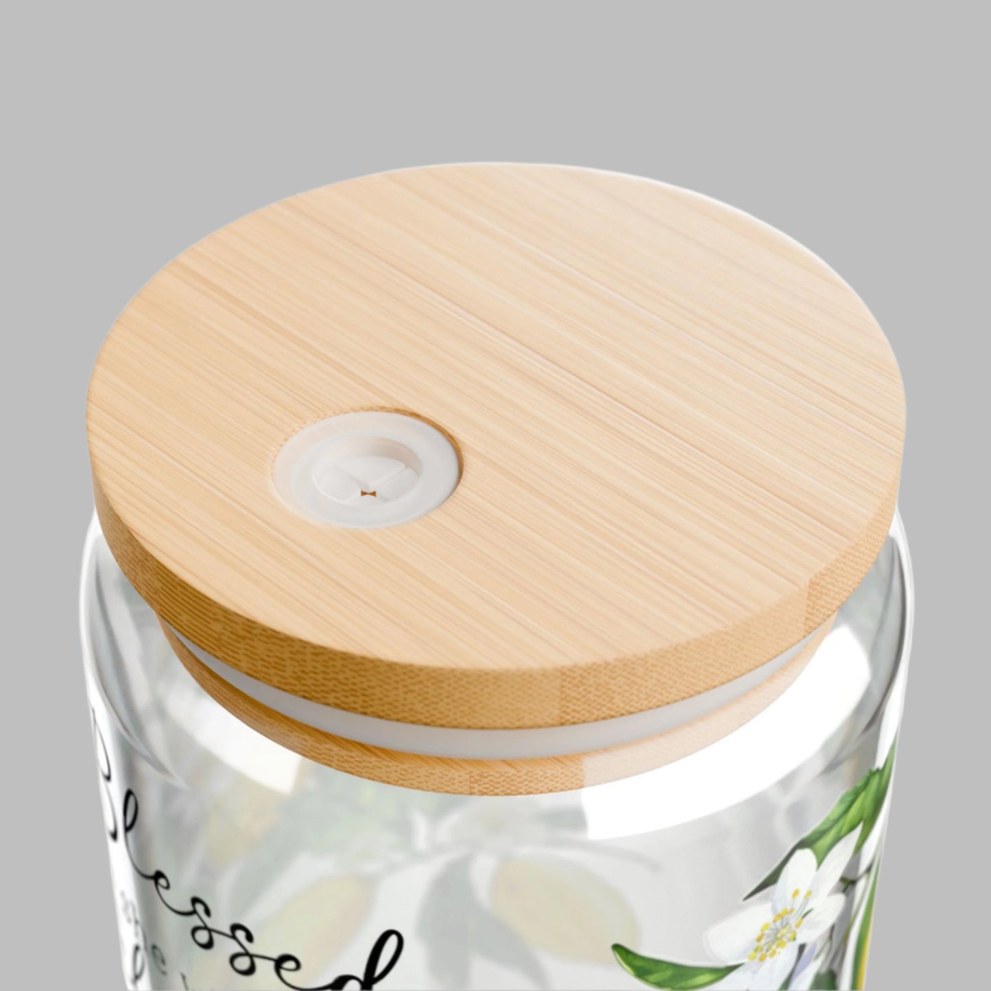 Luke 1:45 Blessed Lemon Sipper Glass - 16oz - Kim’s Signature Beauty & Accessories (Store description)