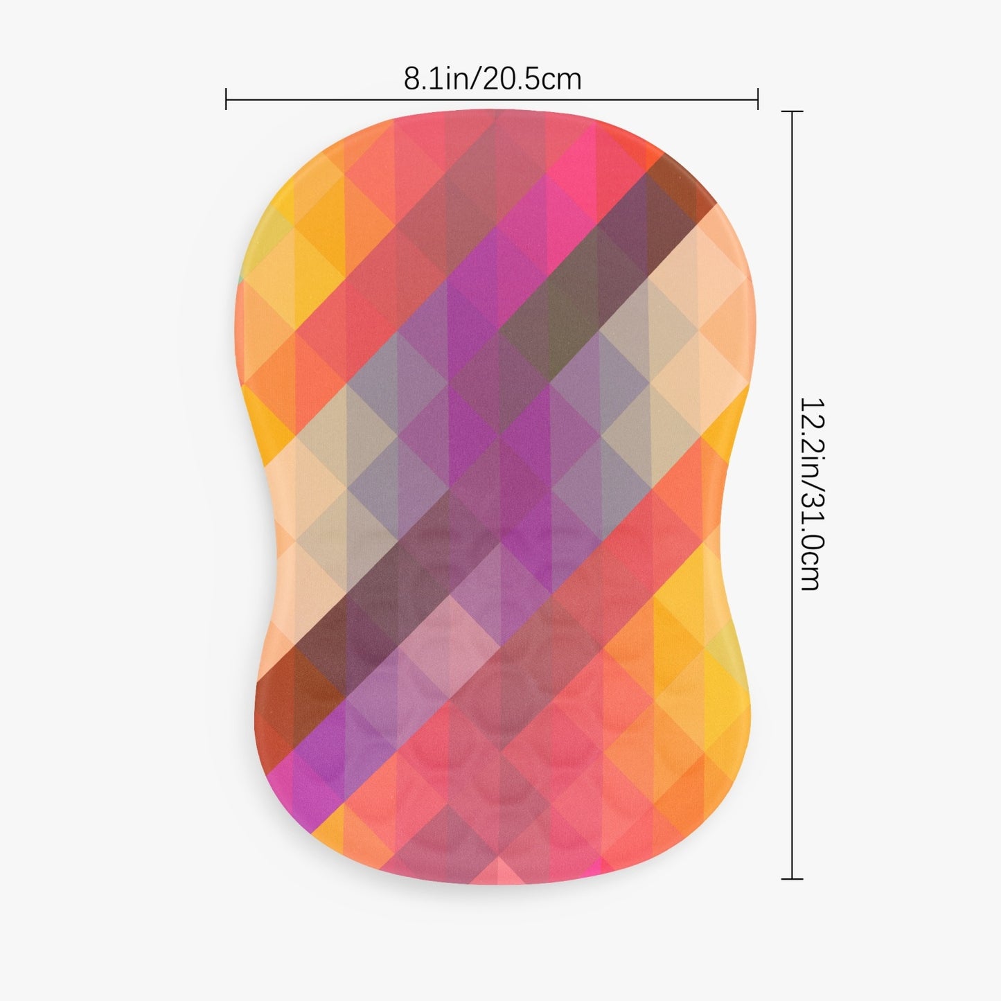 Wildly Bright Mouse Pad with Wrist Rest - Kim’s Signature Beauty & Accessories (Store description)