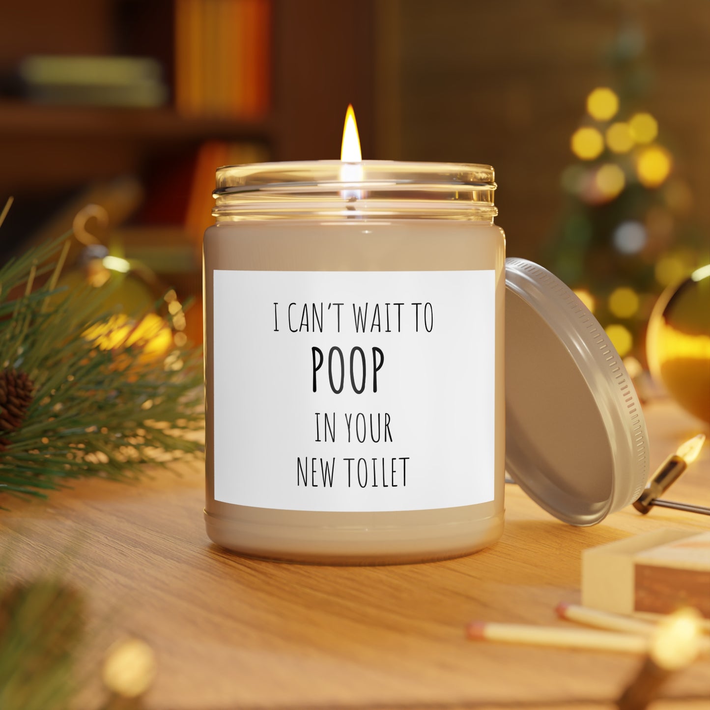 Can't wait To Poop in your New Toilet | Candles, 9oz - Kim’s Signature Beauty & Accessories (Store description)