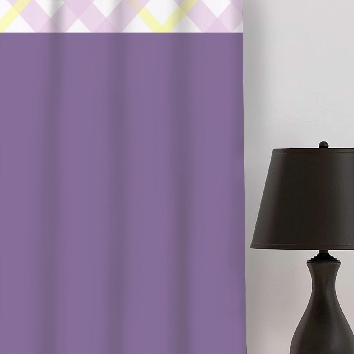 Vanity Purple | Curtains - Kim’s Signature Beauty & Accessories (Store description)
