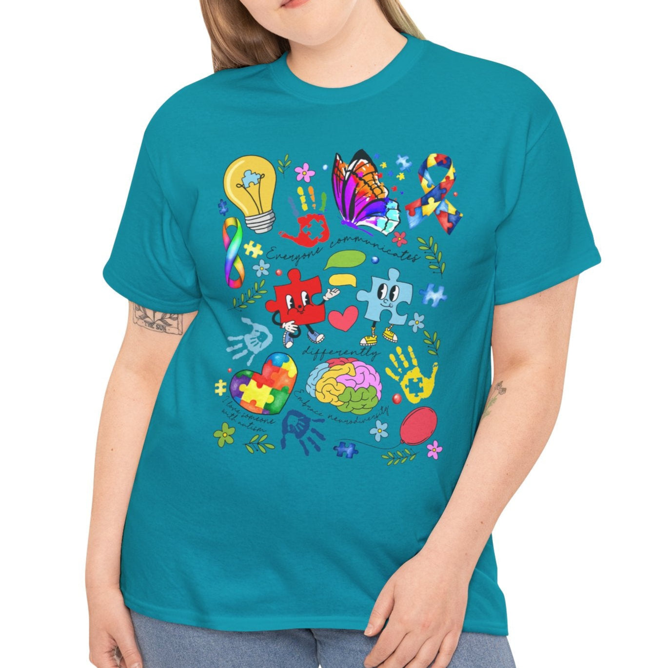 Proud Autism Mom Cotton Tee - Kim’s Signature Beauty & Accessories (Store description)