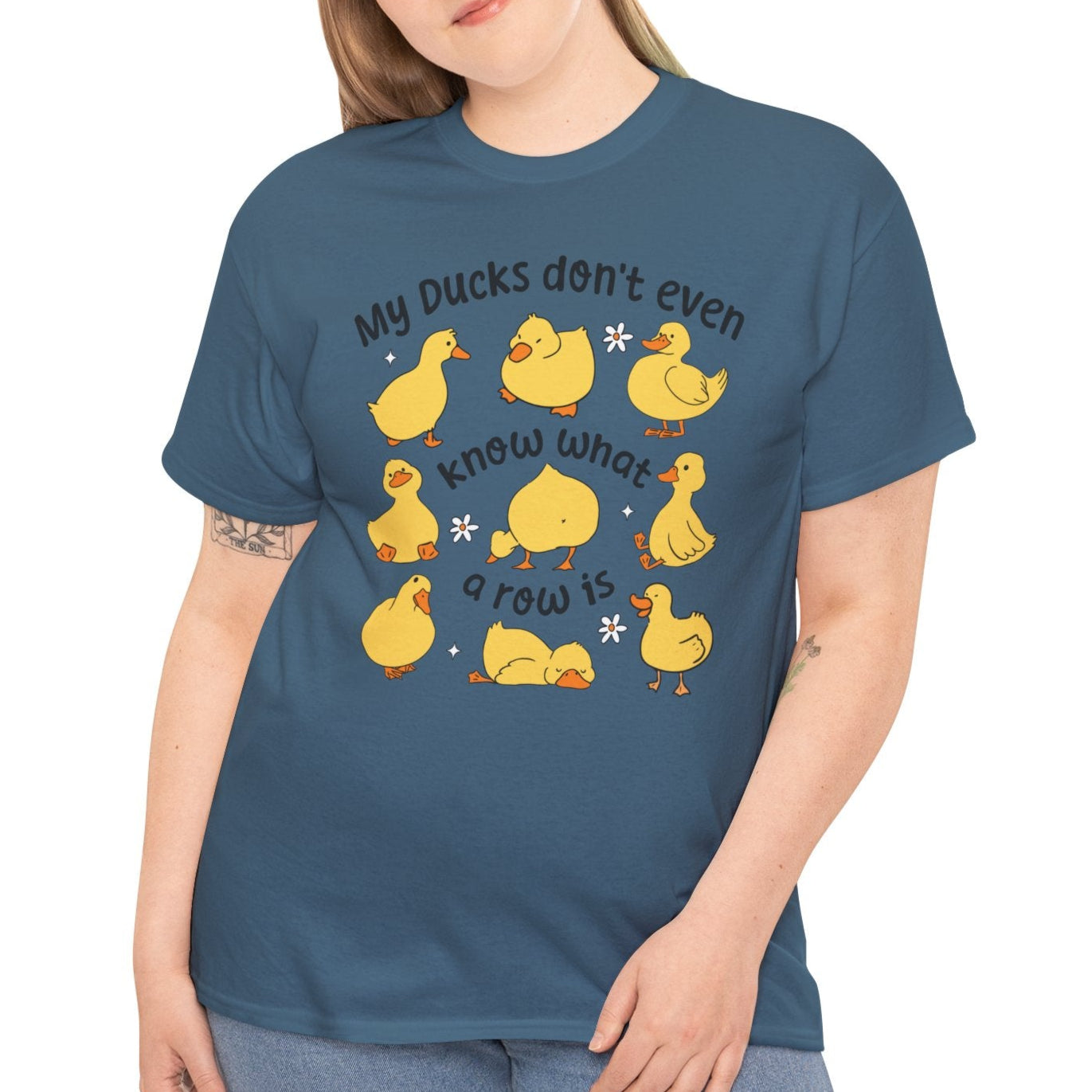 My Ducks Don’t Know What a Row Is – Funny Chaos Tee - Kim’s Signature Beauty & Accessories (Store description)