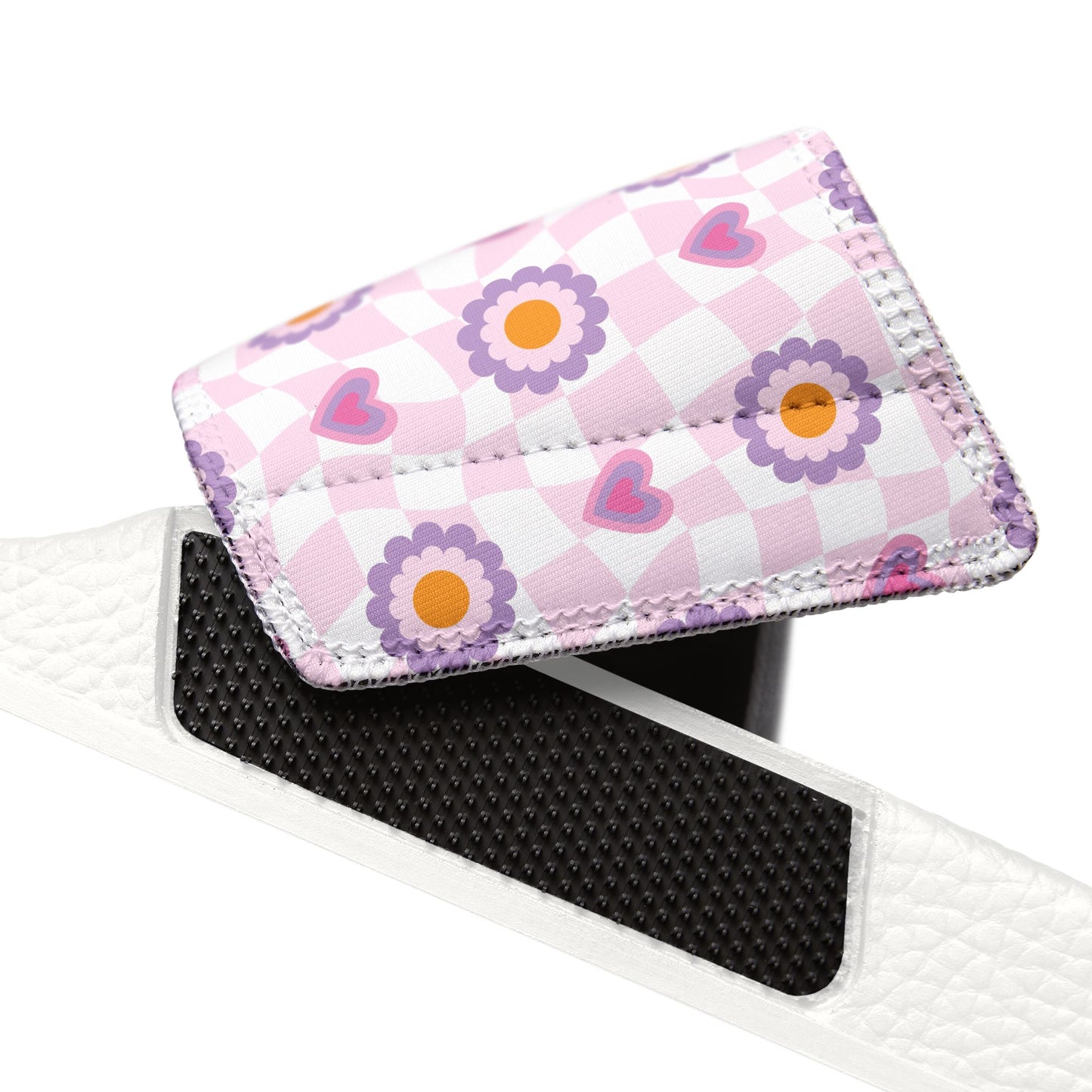 Youth Checkered Heart Slide Sandals - Kim’s Signature Beauty & Accessories