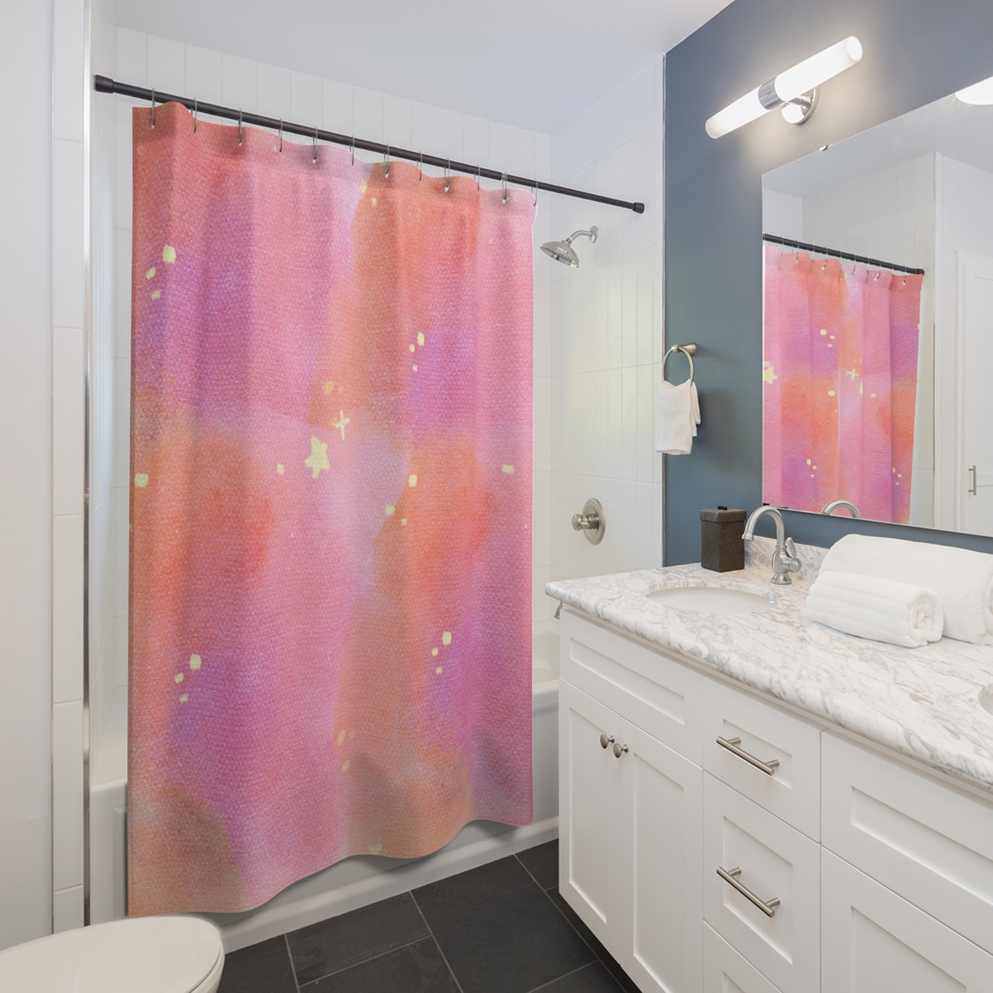 Pink Galaxy | Shower Curtain - Kim’s Signature Beauty & Accessories
