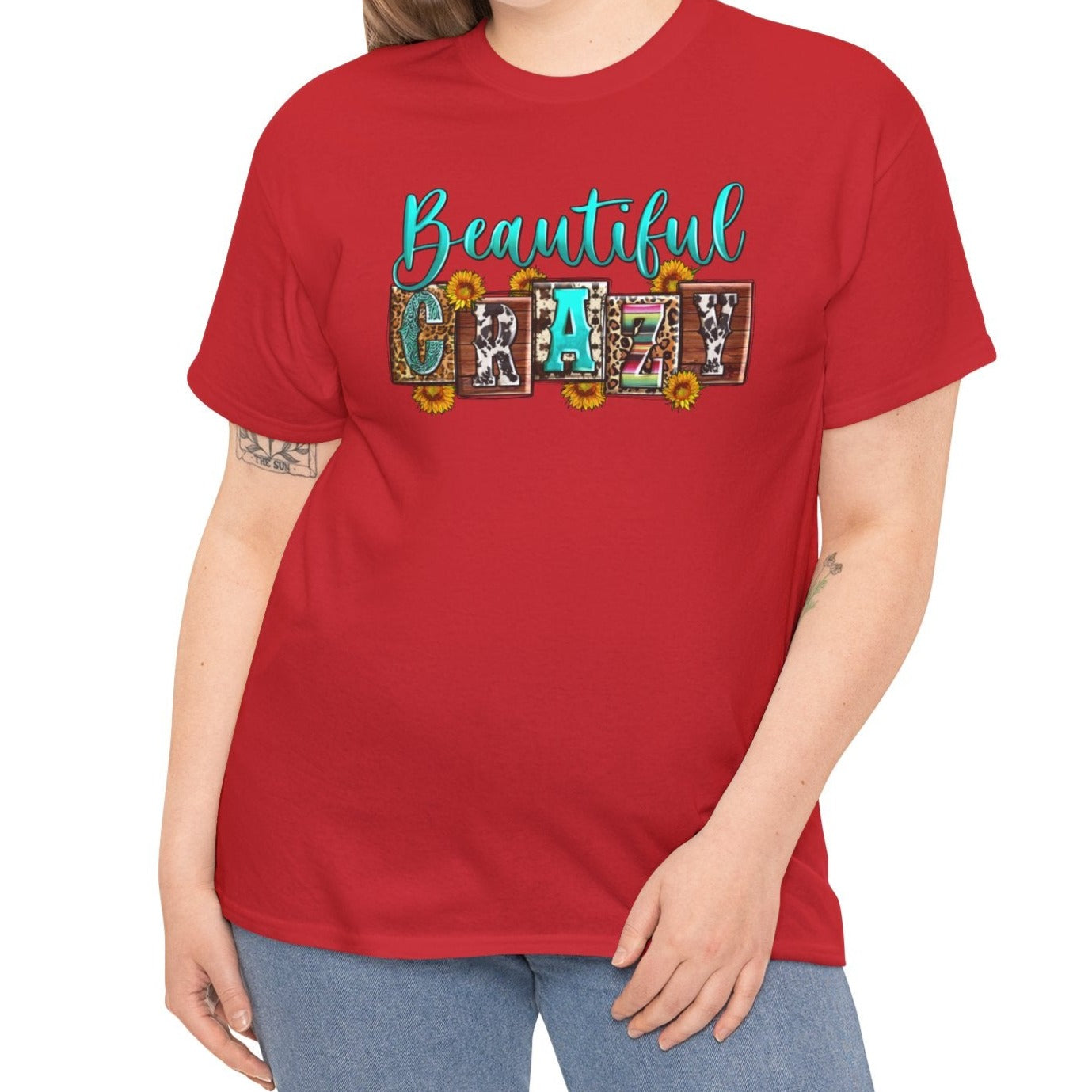 Beautiful Crazy | Cotton Tee - Kim’s Signature Beauty & Accessories (Store description)
