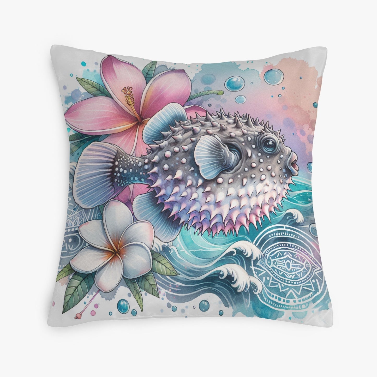 Vibrant Underwater Fish Haven Pillow Cover - Kim’s Signature Beauty & Accessories (Store description)
