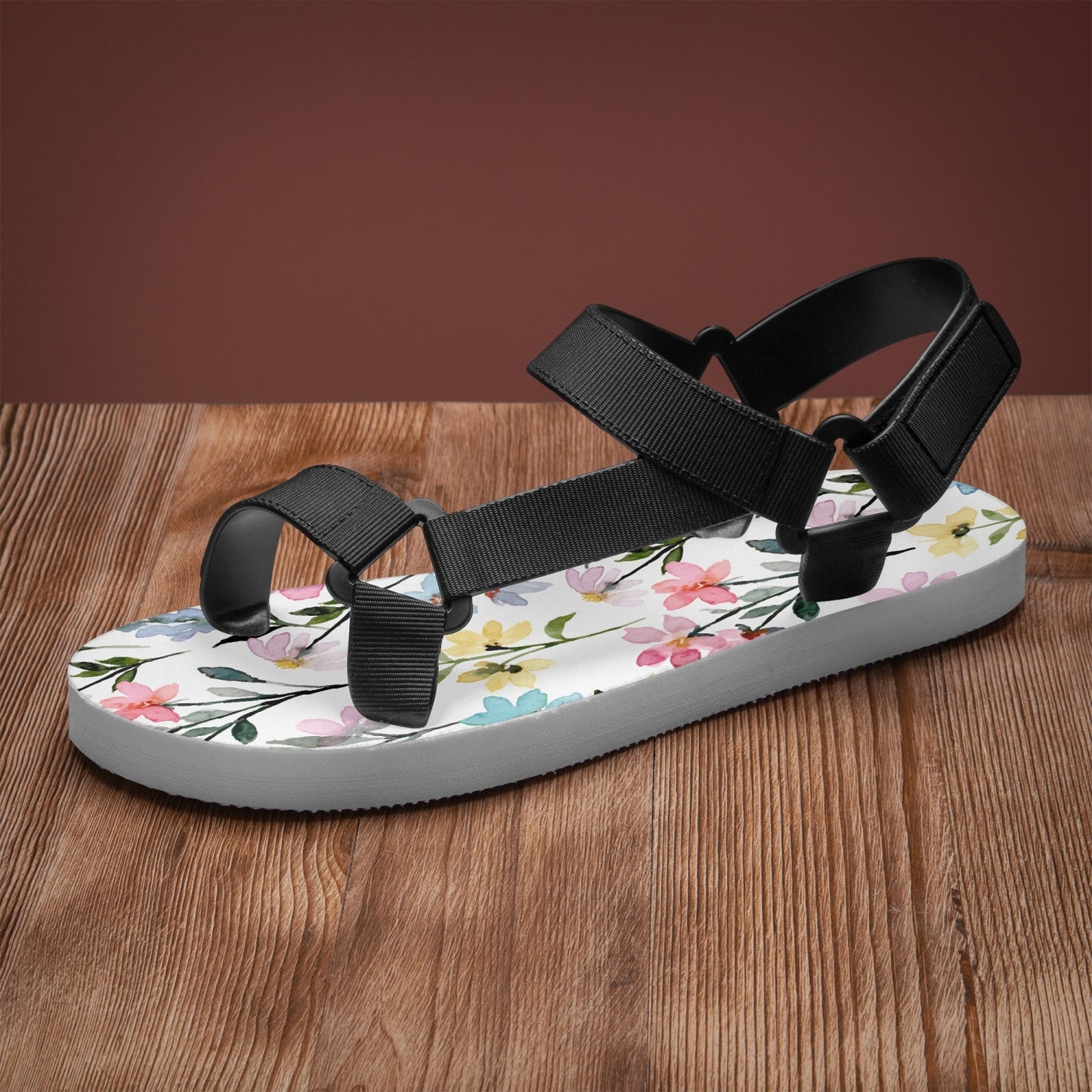 Spring Floral | Casual Strappy Sandals - Kim’s Signature Beauty & Accessories (Store description)