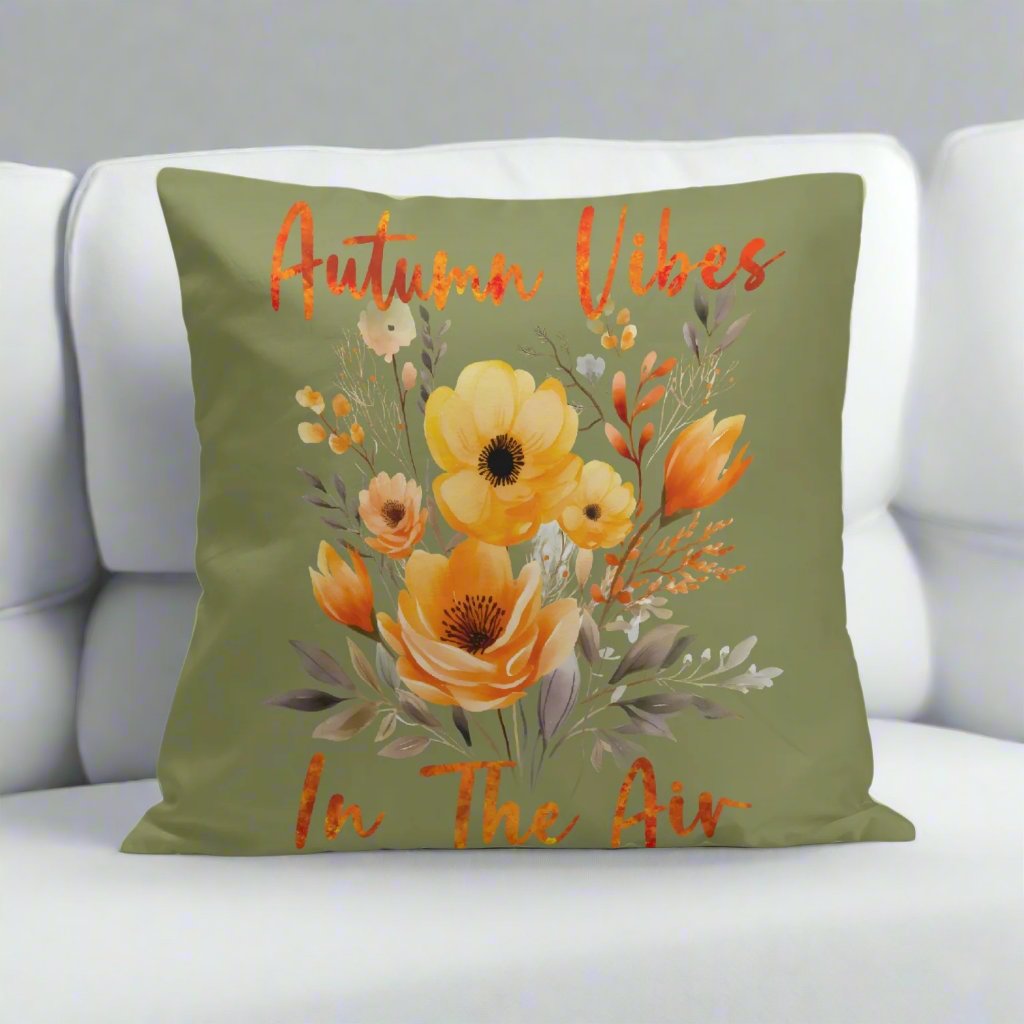 Autumn Vibes in the Air 18" Pillow Cover - Kim’s Signature Beauty & Accessories (Store description)