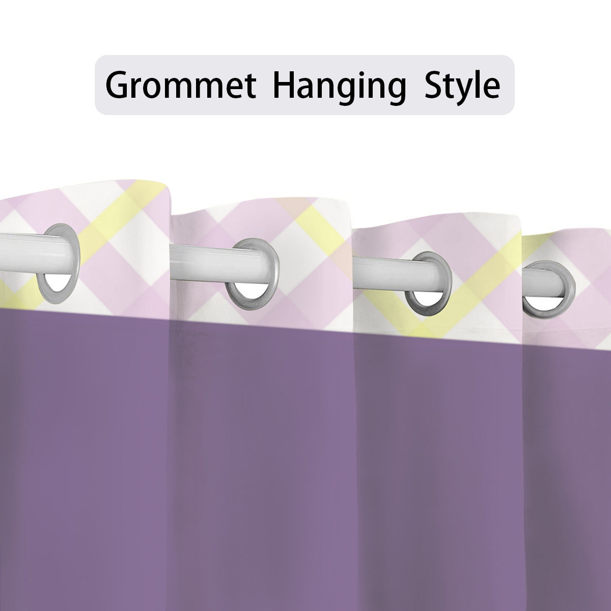 Vanity Purple | Curtains - Kim’s Signature Beauty & Accessories (Store description)