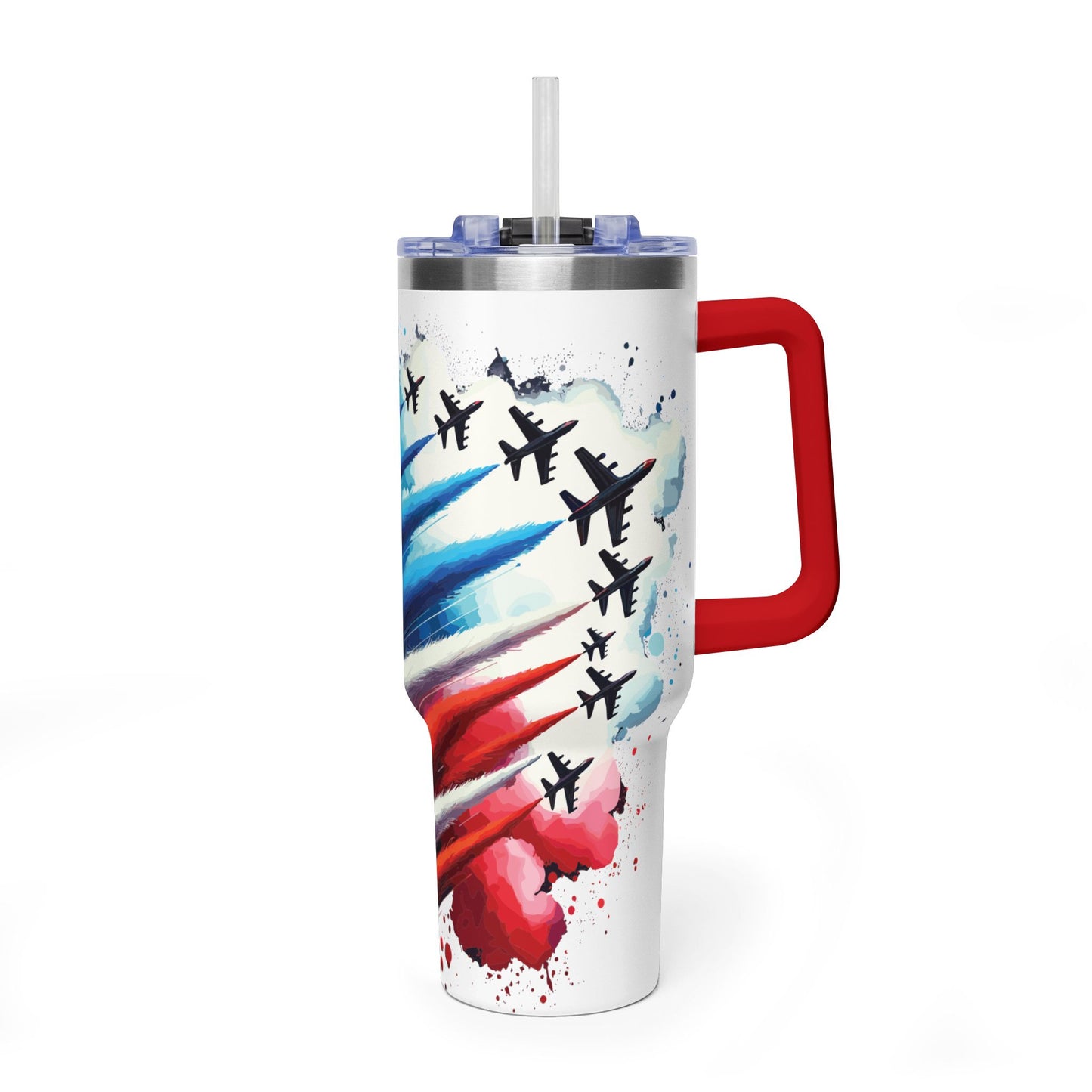 40oz Patriotic American Flag Tumbler — Stars & Stripes Thermal Cup - Kim’s Signature Beauty & Accessories