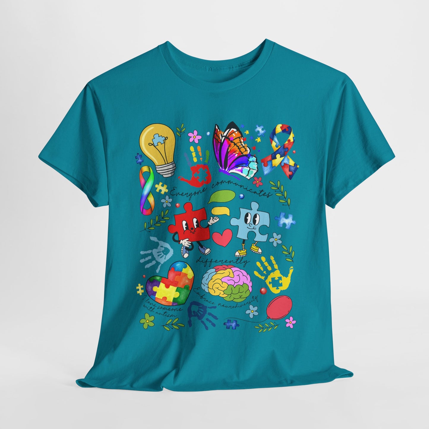 Proud Autism Mom Cotton Tee - Kim’s Signature Beauty & Accessories (Store description)