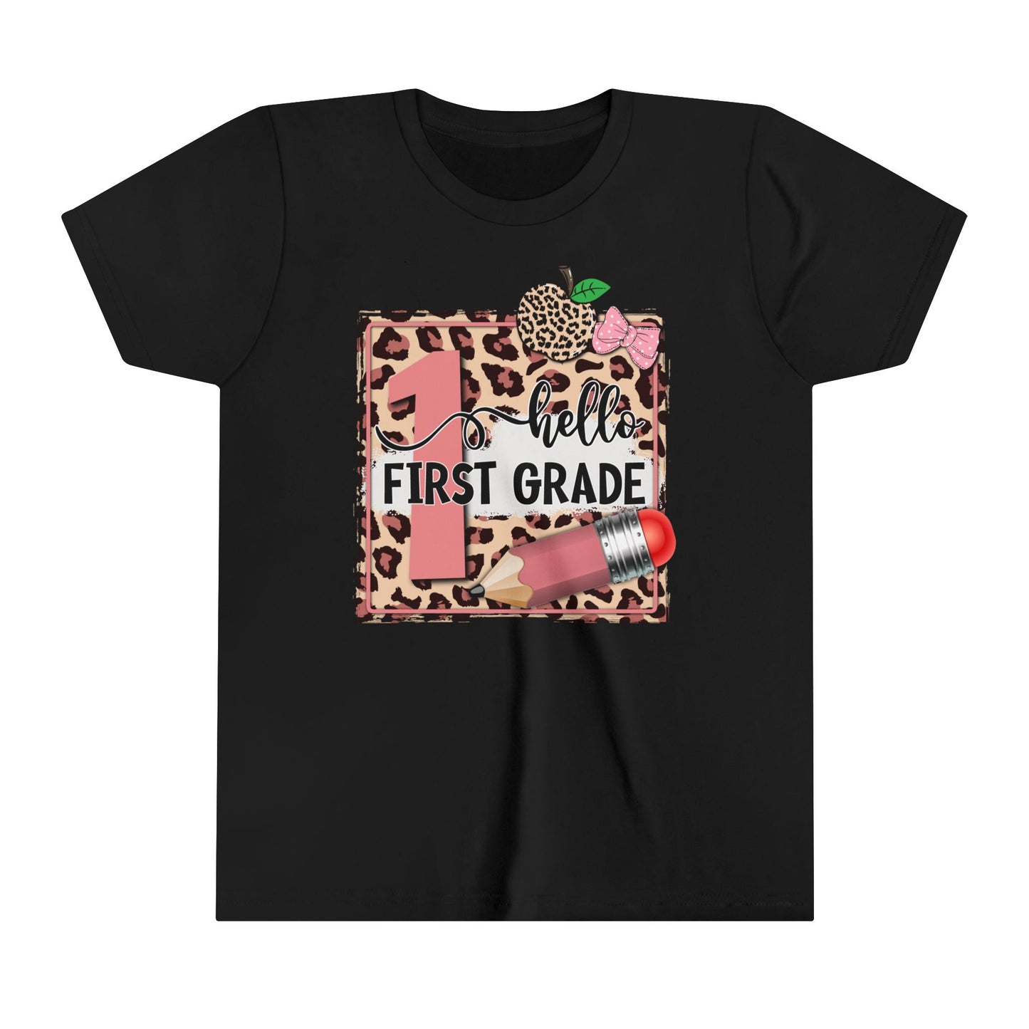 Hello First Grade Youth Tee - Kim’s Signature Beauty & Accessories (Store description)