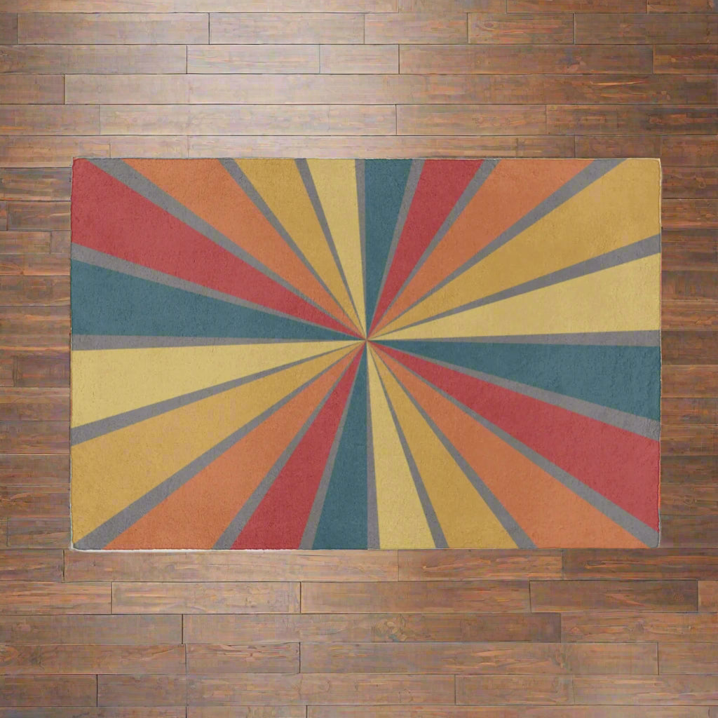 Tunnel Vision Rectangular Shaped Rug - Kim’s Signature Beauty & Accessories