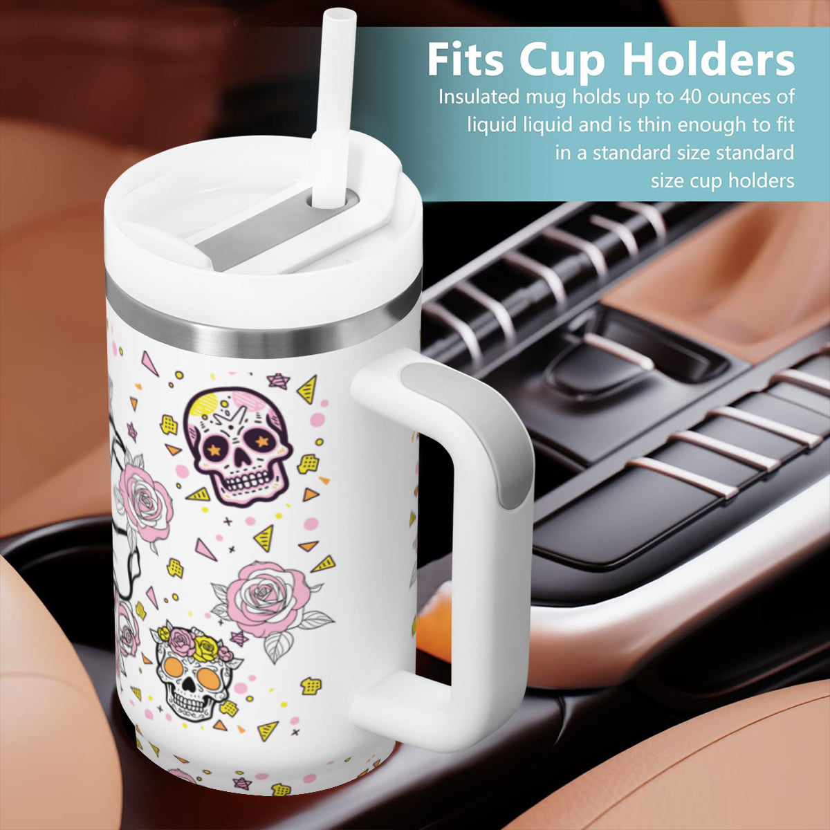 Ghostly Fun 40oz Tumbler - Kim’s Signature Beauty & Accessories
