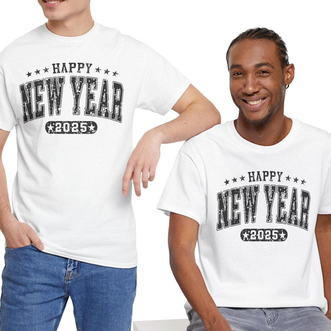 Happy New Year 2025 Unisex Tee - Kim’s Signature Beauty & Accessories (Store description)